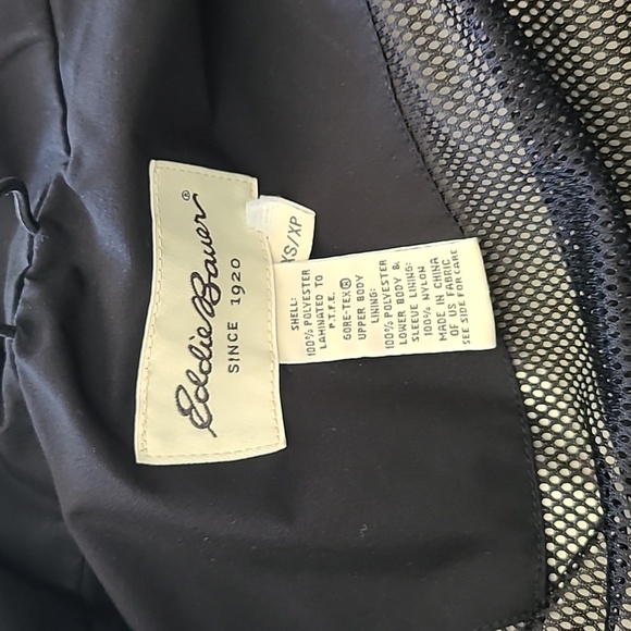 Eddie Bauer Gortex Black Parka - Picture 5 of 9